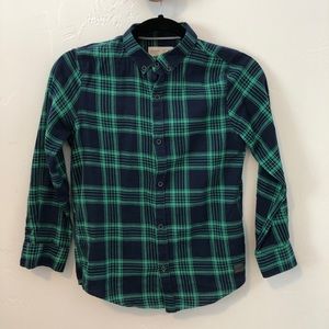 Zara boys plaid shirt